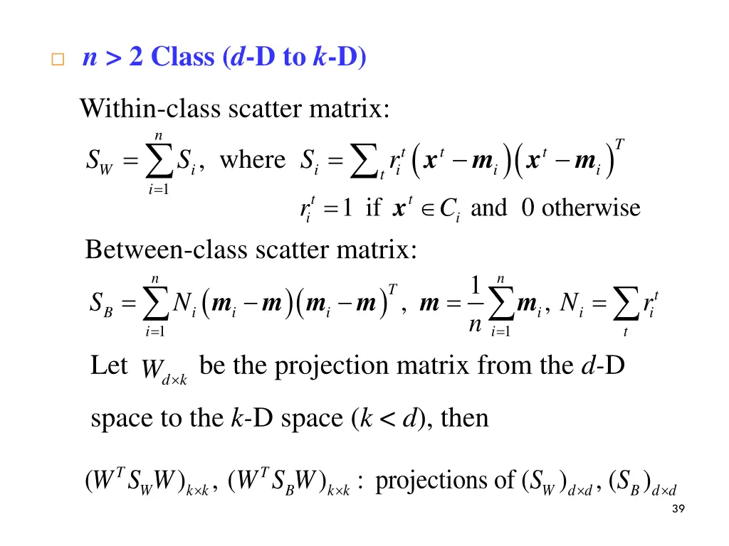 n 2 class d d to k d