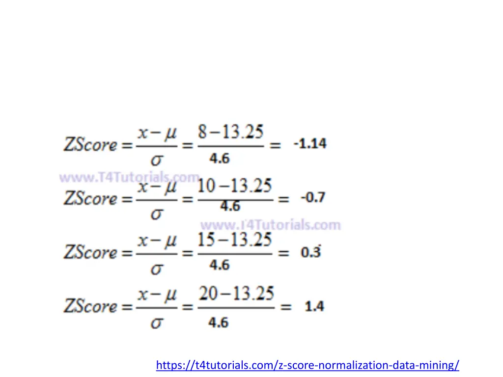 https t4tutorials com z score normalization data 2