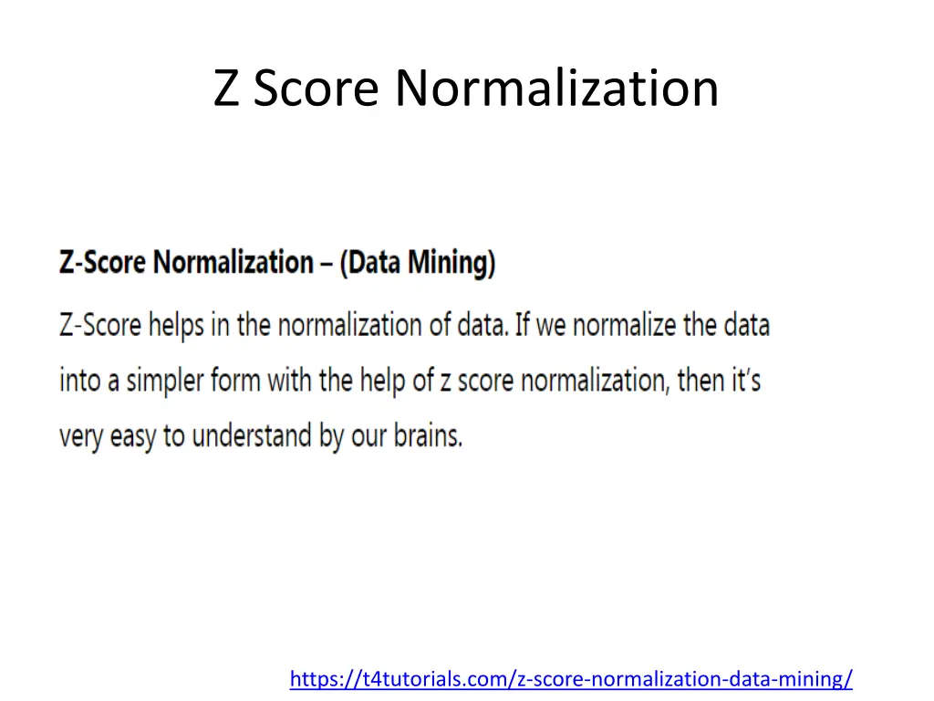 z score normalization 1