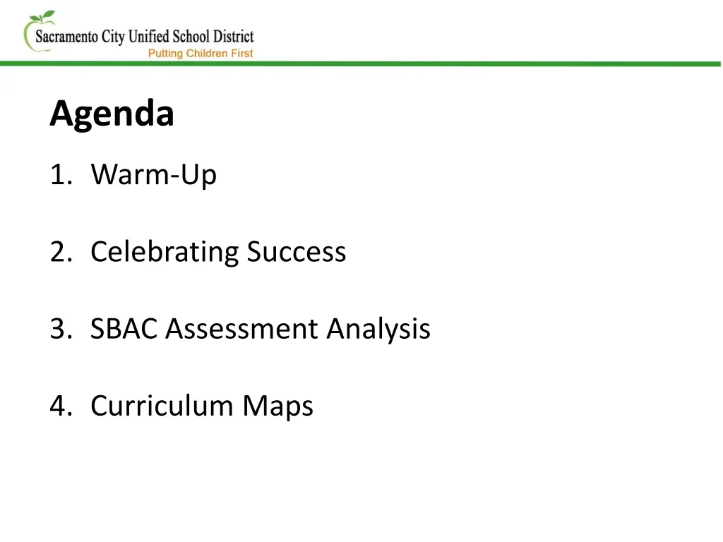agenda
