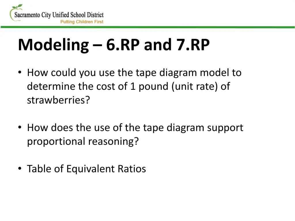 modeling 6 rp and 7 rp