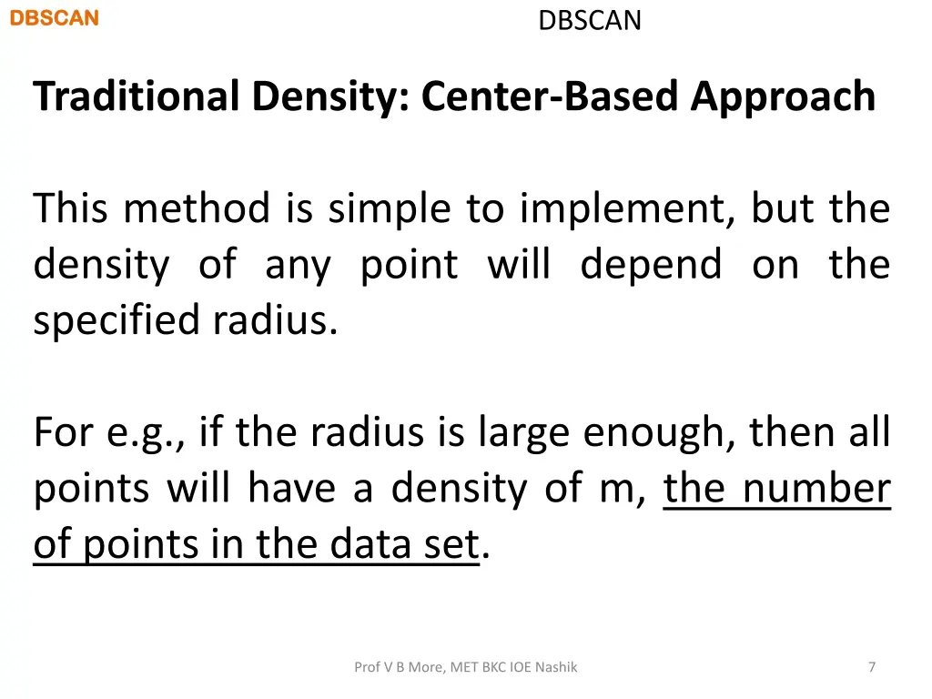 dbscan dbscan 5
