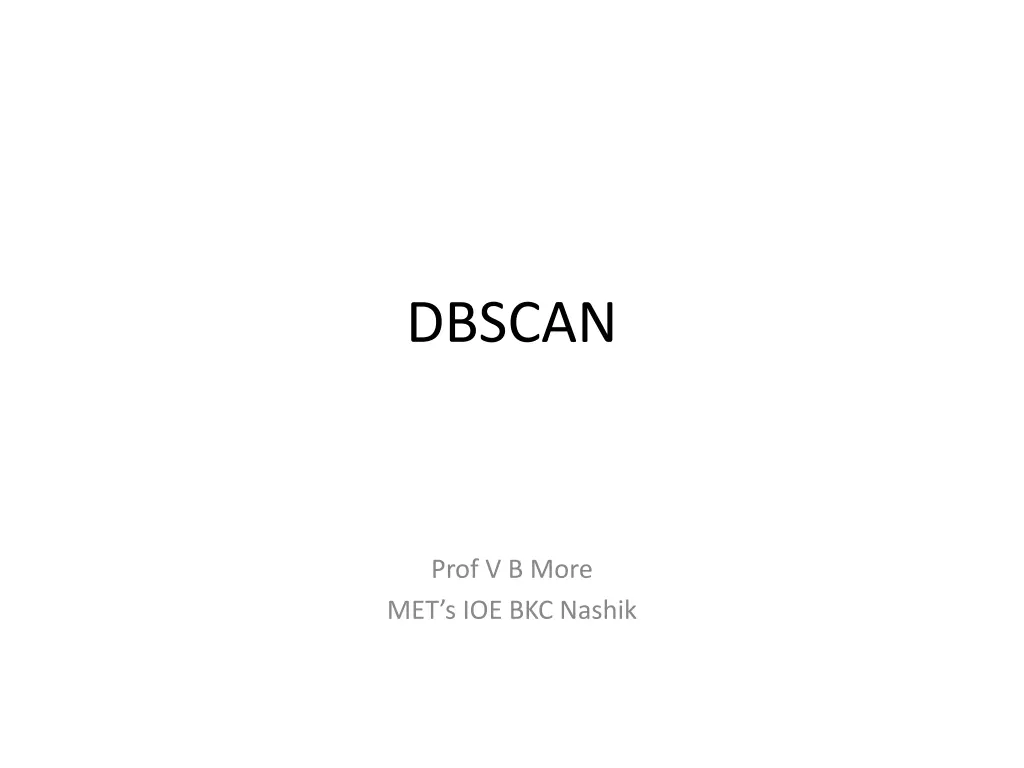 dbscan