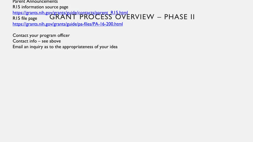 parent announcements r15 information source page