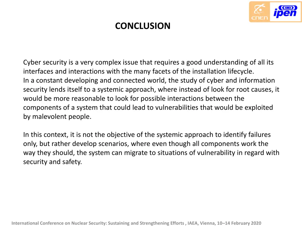 conclusion