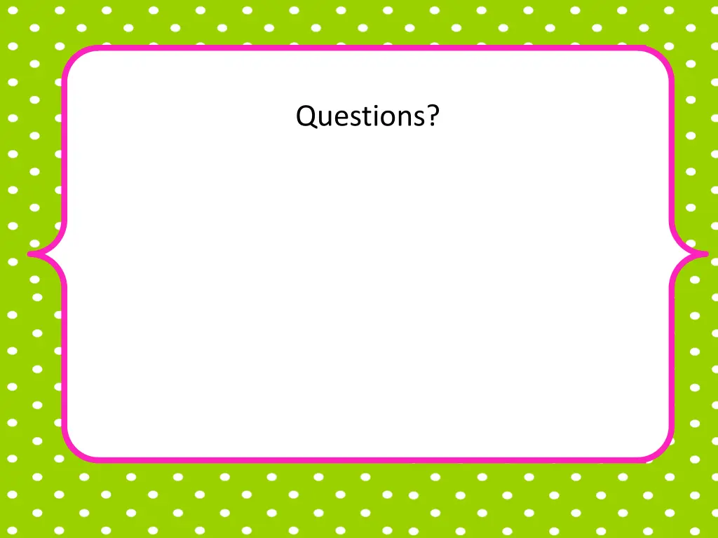 questions
