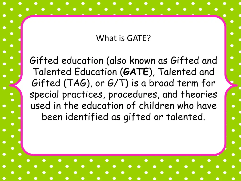 what is gate