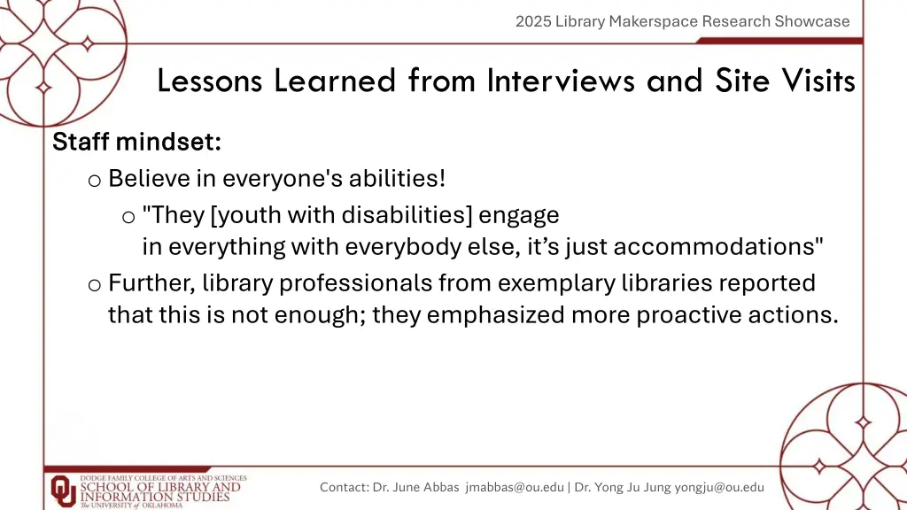 2025 library makerspace research showcase 3