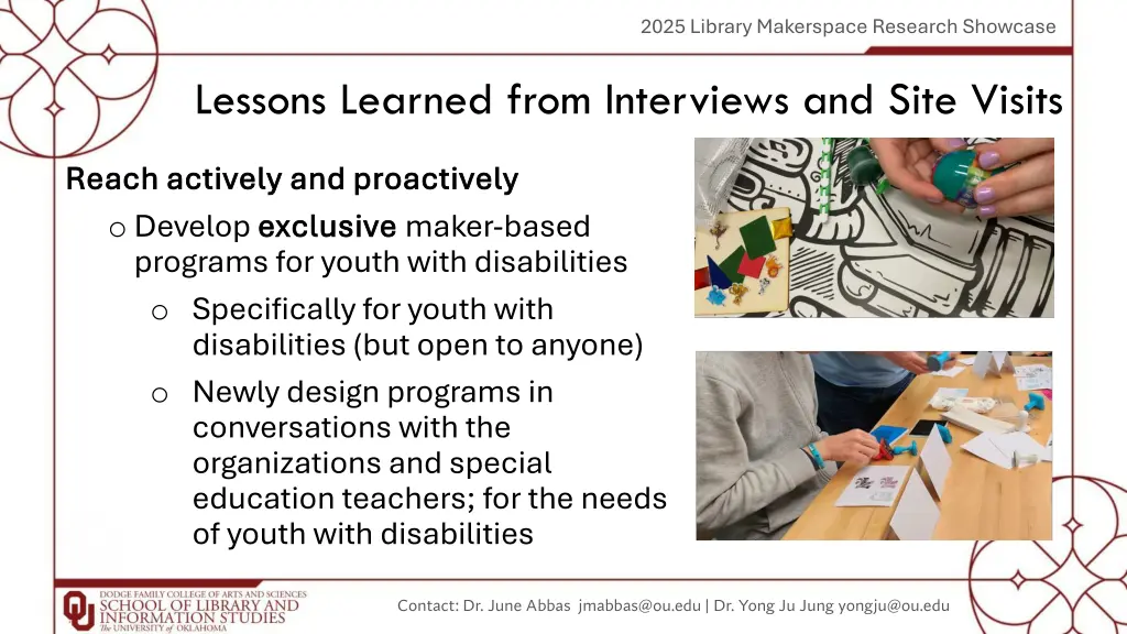 2025 library makerspace research showcase 5