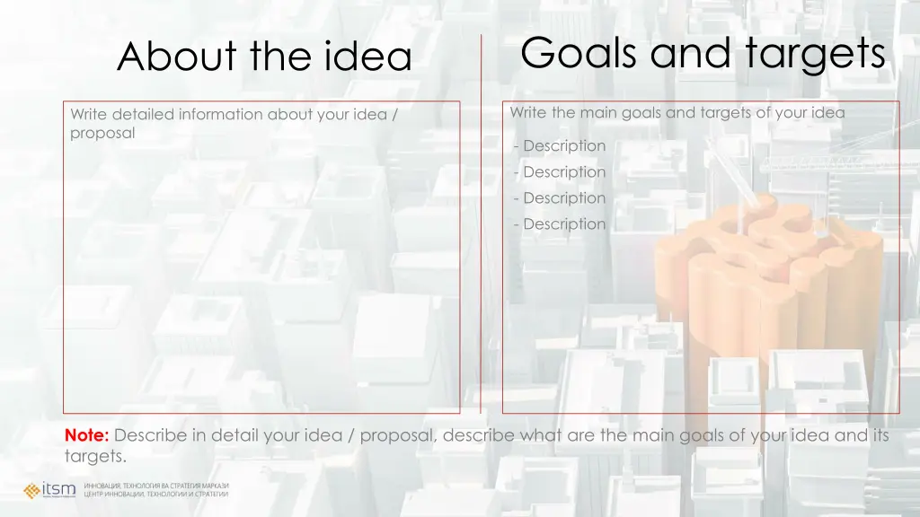 goals and targets