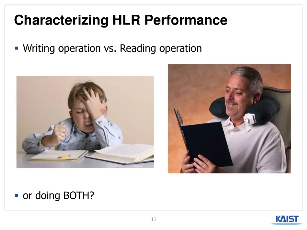 characterizing hlr performance 2