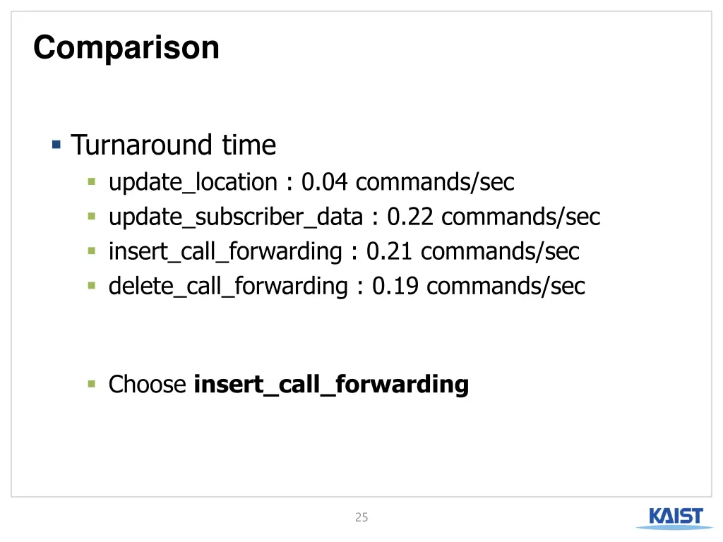 comparison