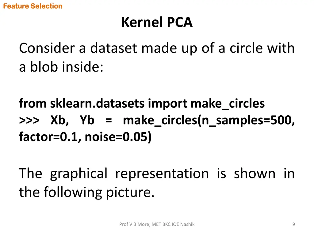 feature selection feature selection 7