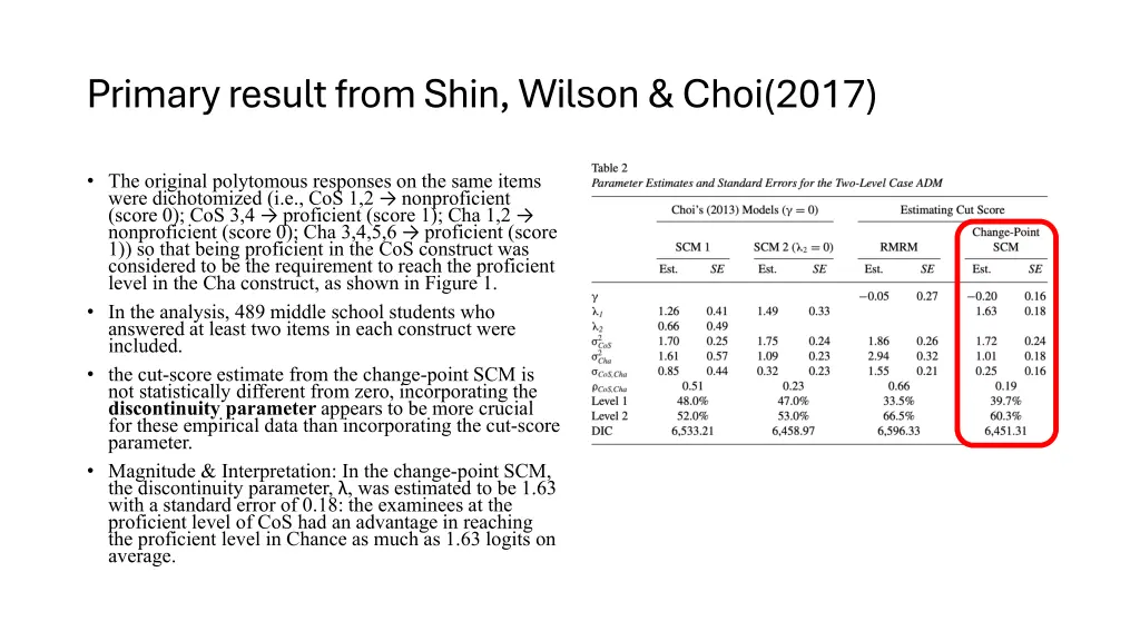 primary result from shin wilson choi 2017