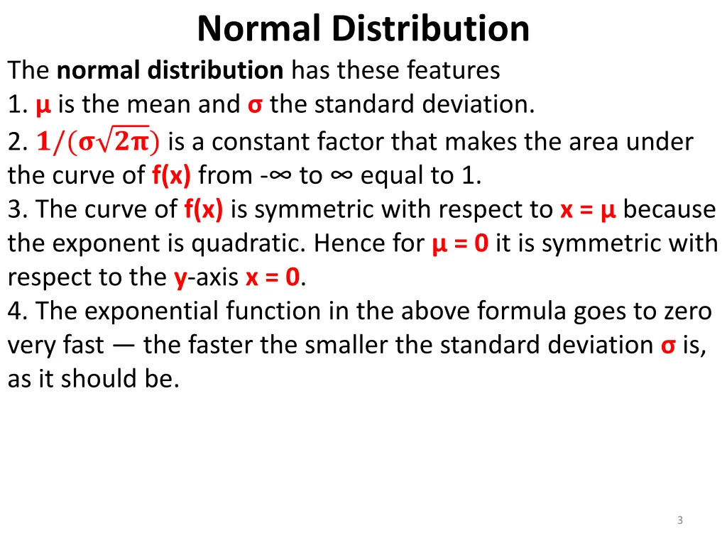 normal distribution 1