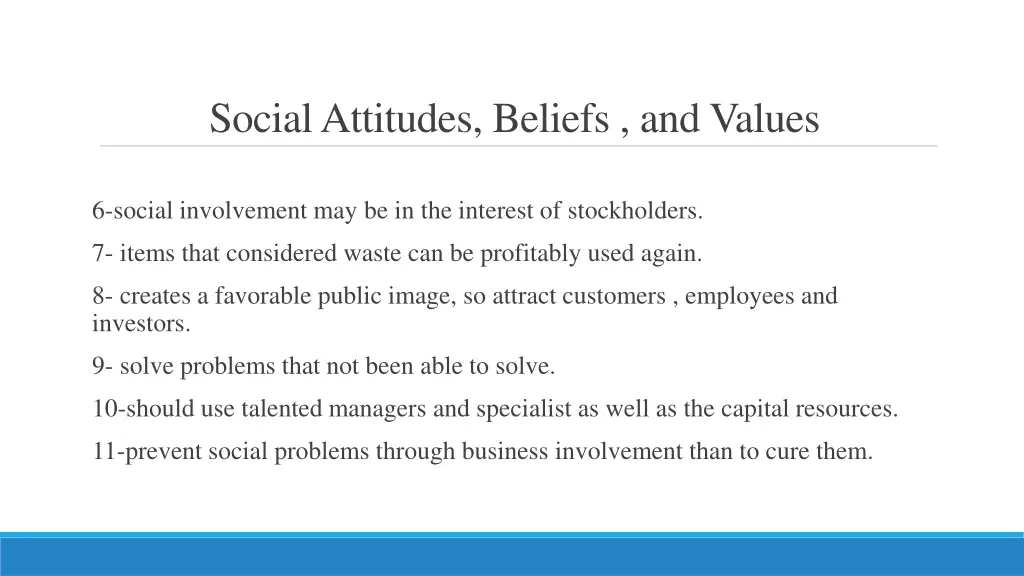social attitudes beliefs and values 1