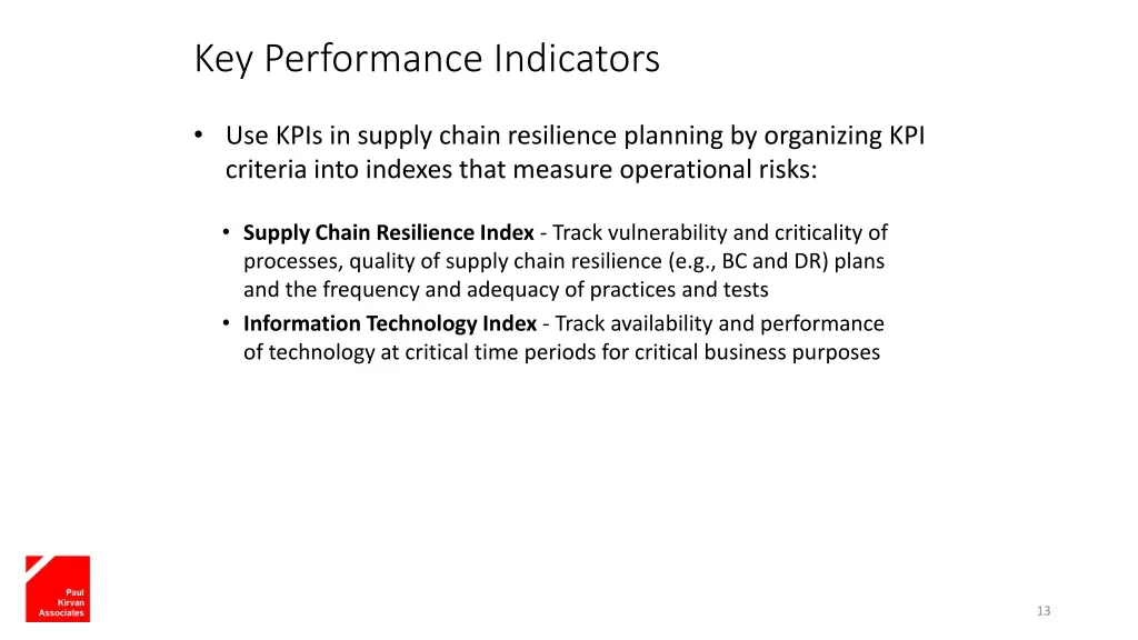 key performance indicators 8