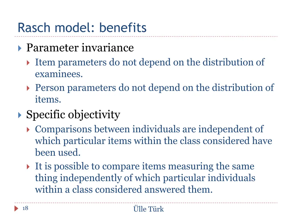 rasch model benefits
