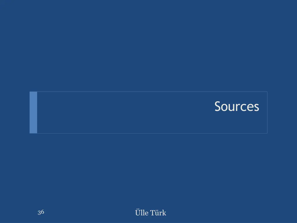 sources