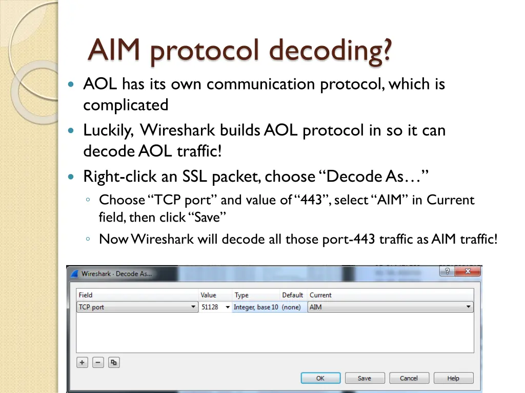 aim protocol decoding
