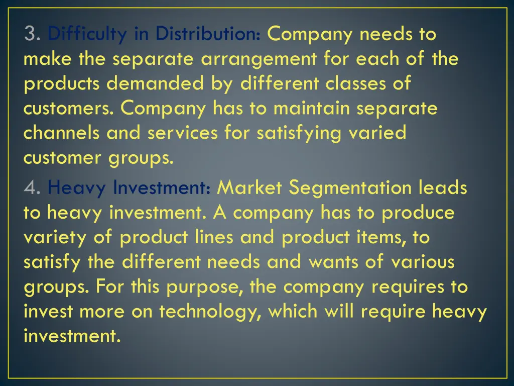 3 difficulty in distribution company needs