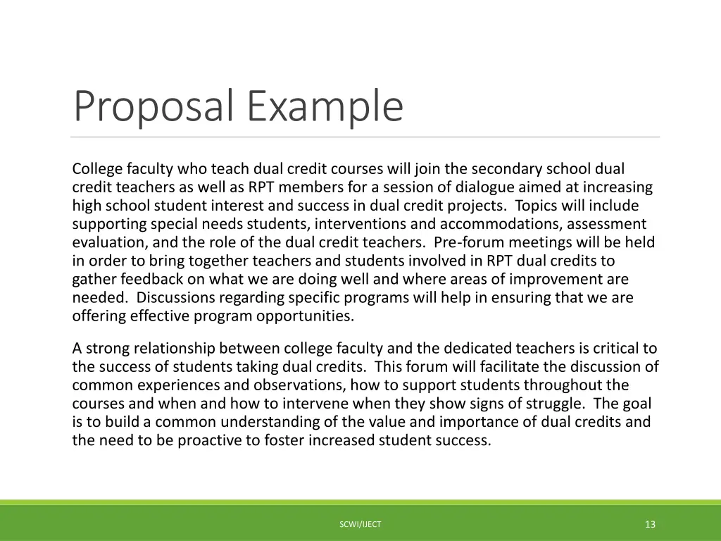 proposal example