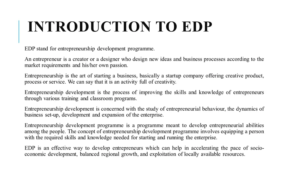 introduction to edp