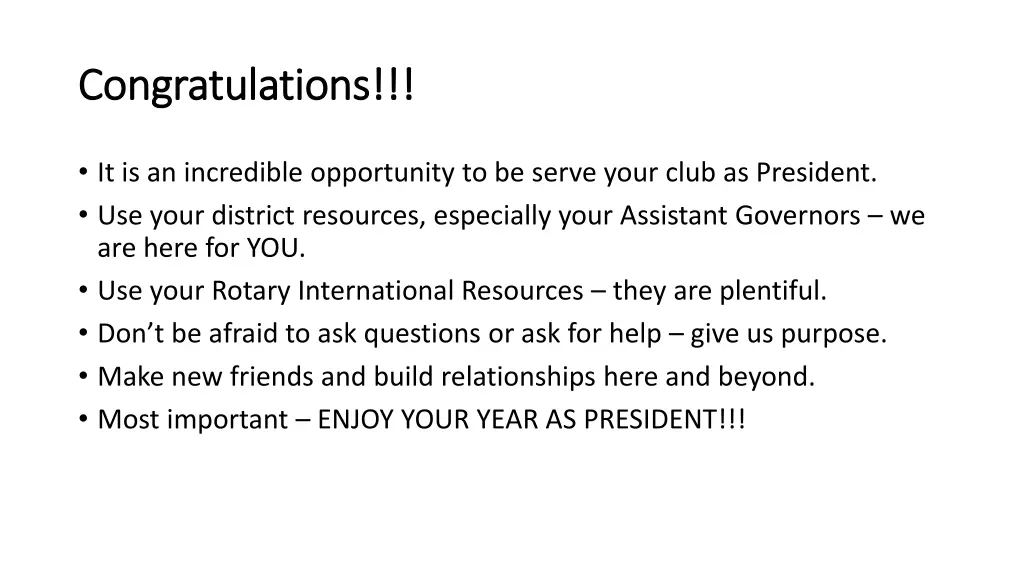 congratulations congratulations