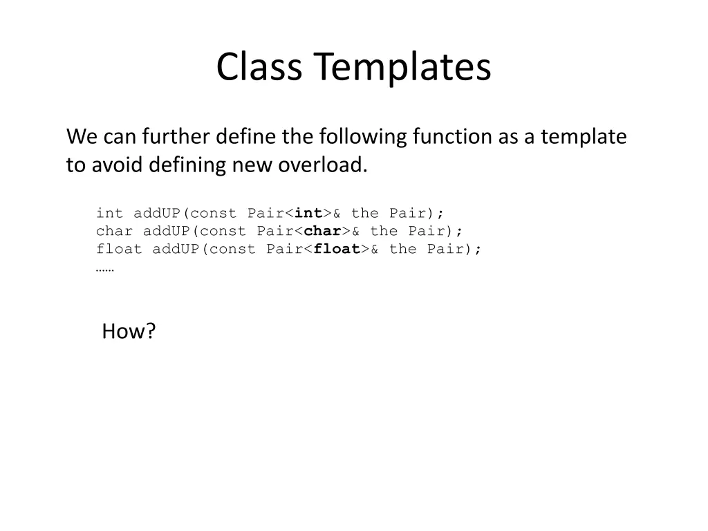 class templates 5
