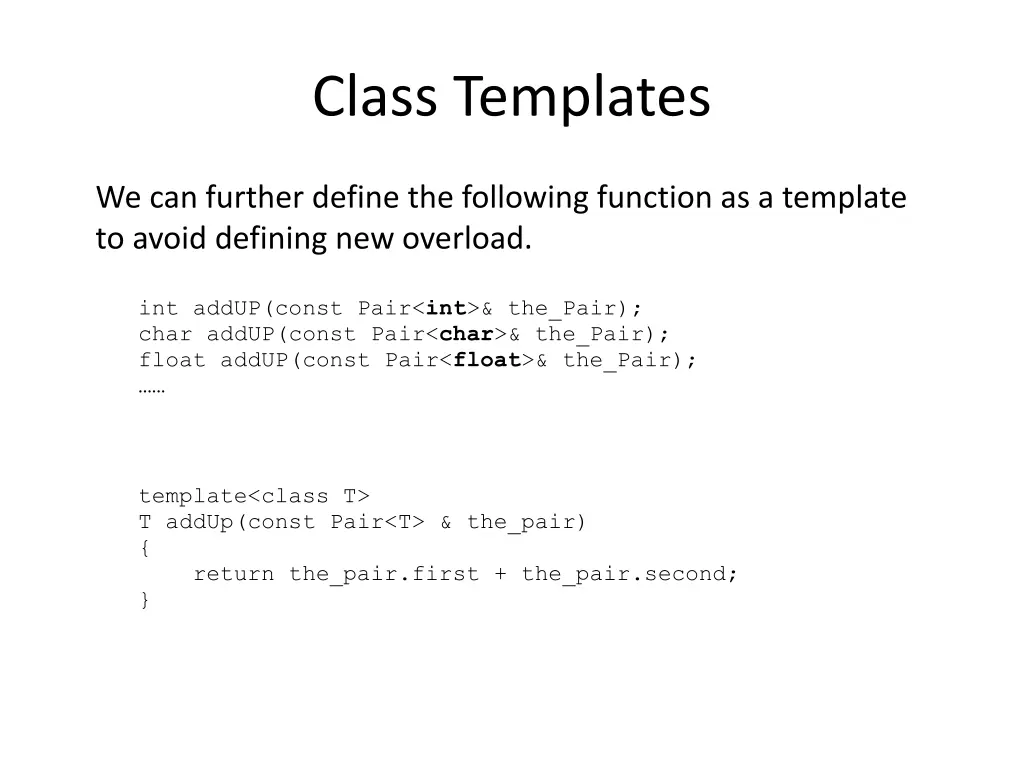 class templates 6