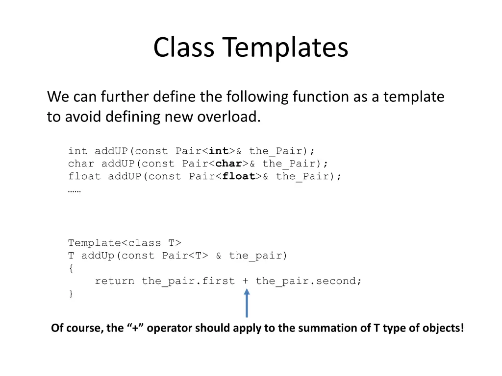 class templates 7