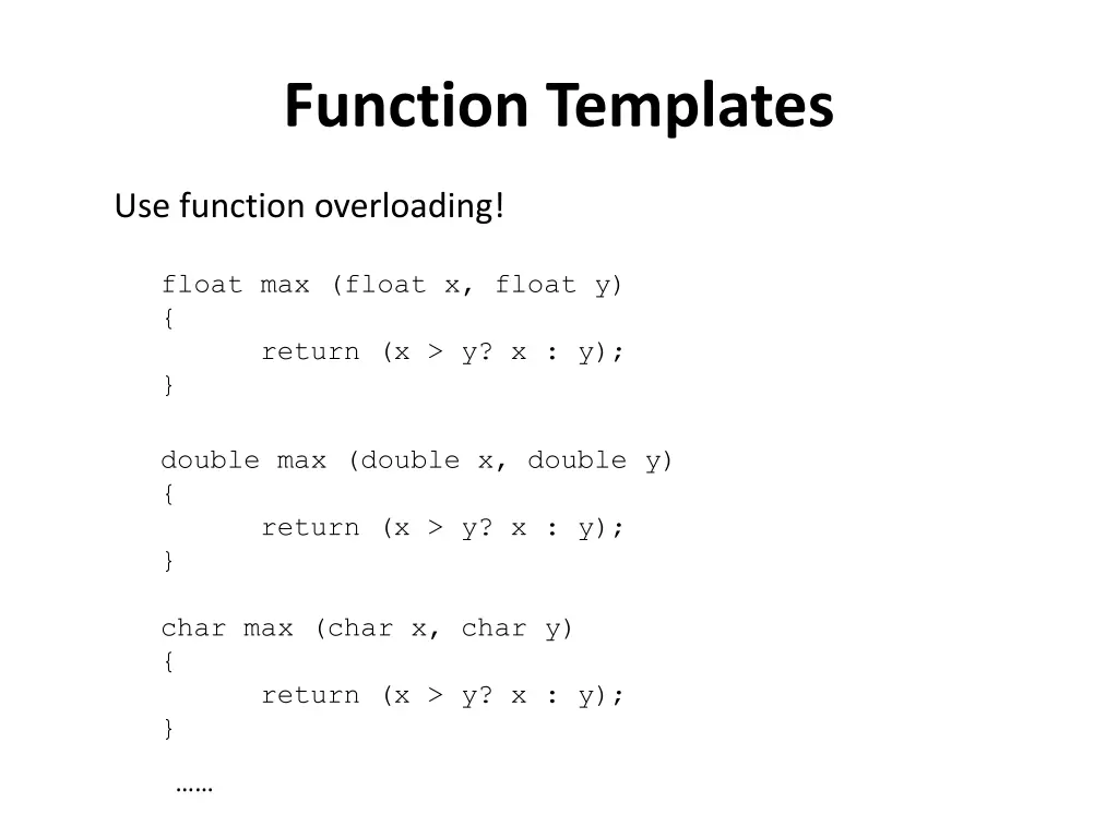 function templates 1
