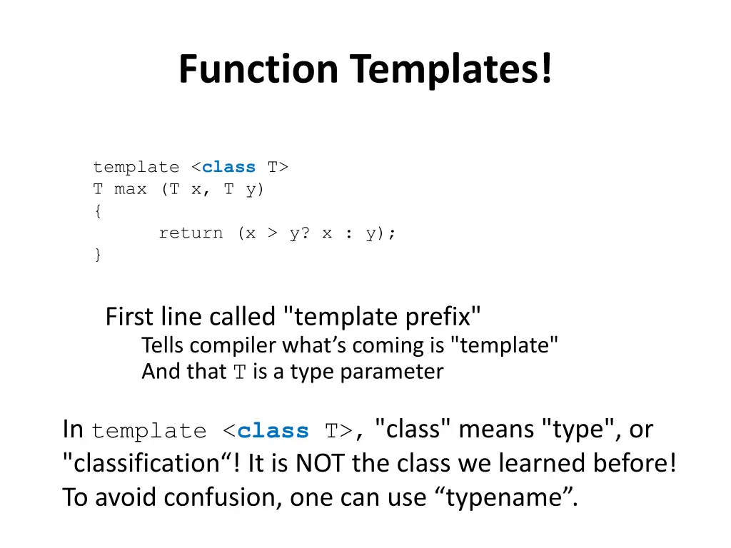 function templates 5