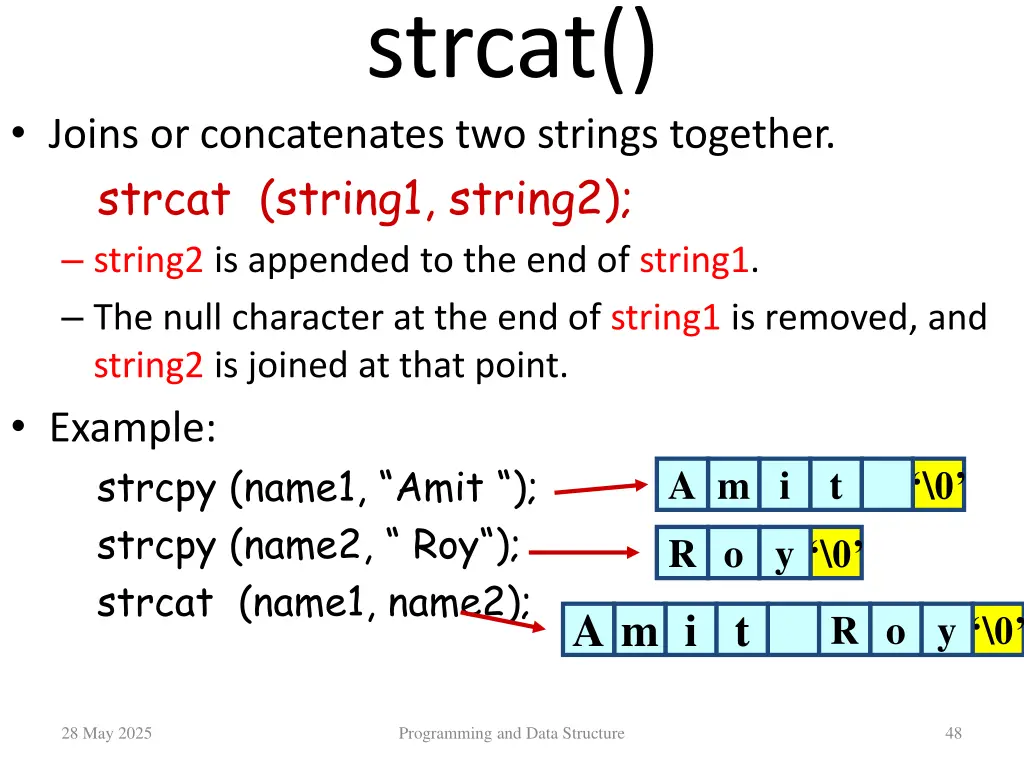 strcat