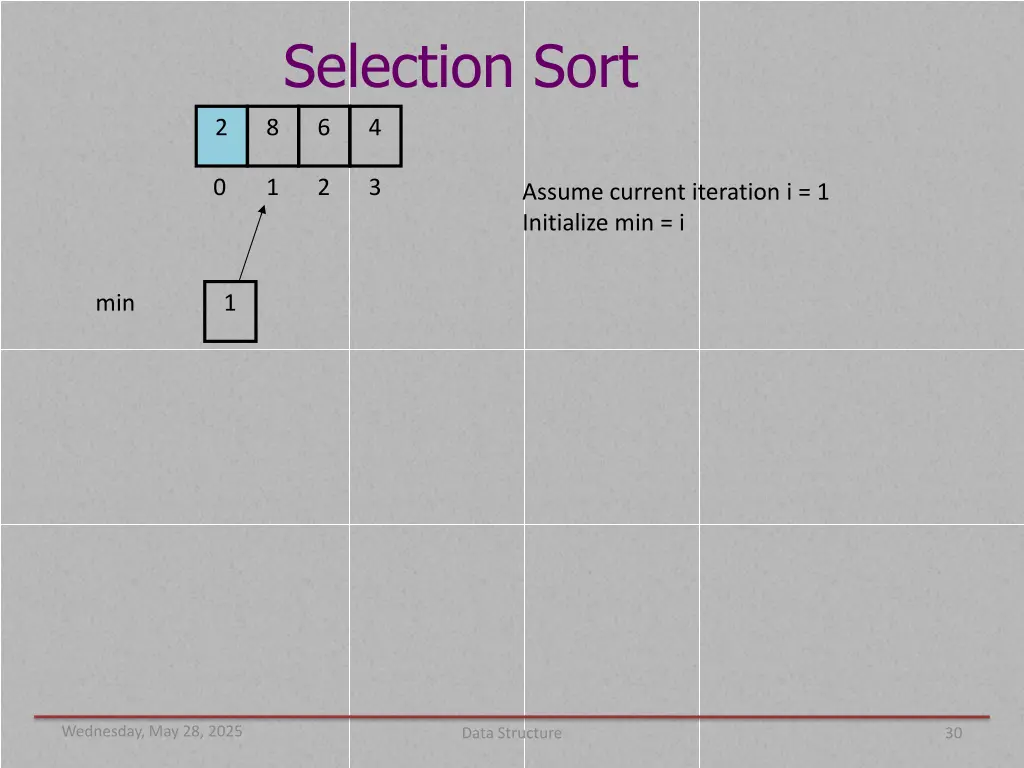 selection sort 3