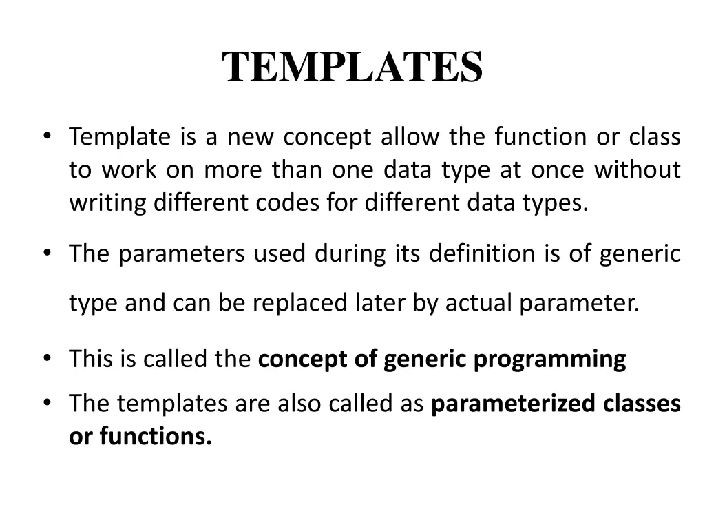 templates