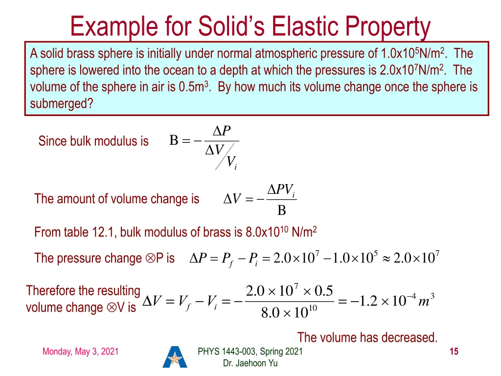 example for solid s elastic property a solid