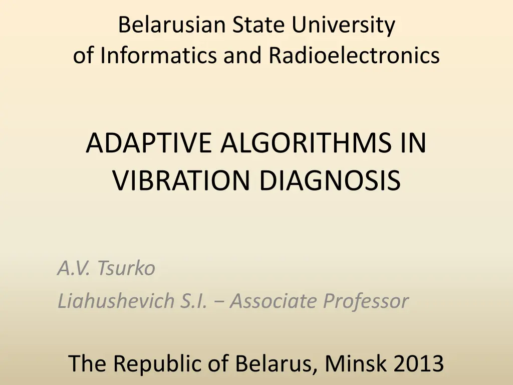 belarusian state university of informatics