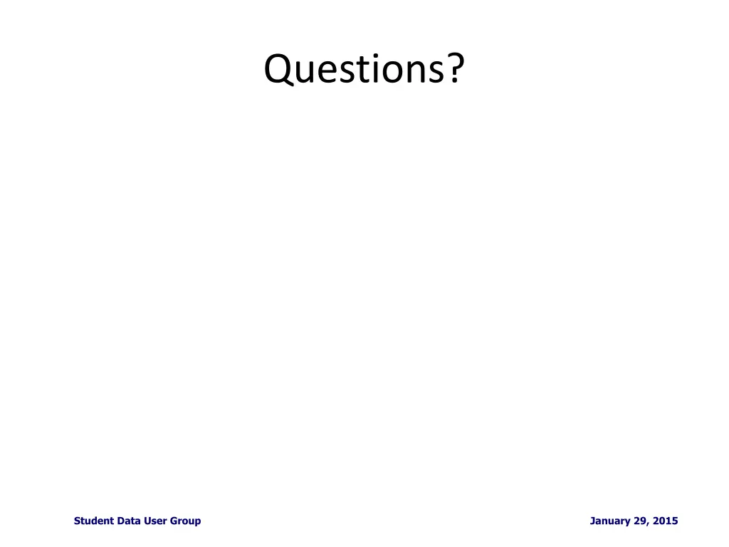 questions