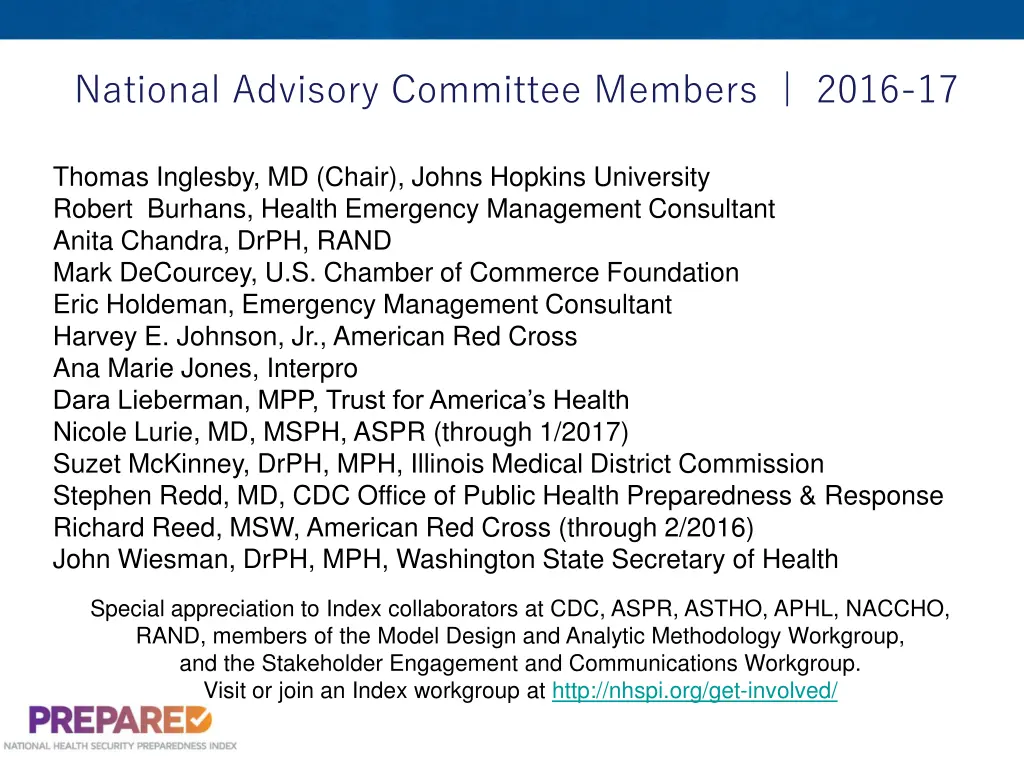 national advisory committee members 2016 17