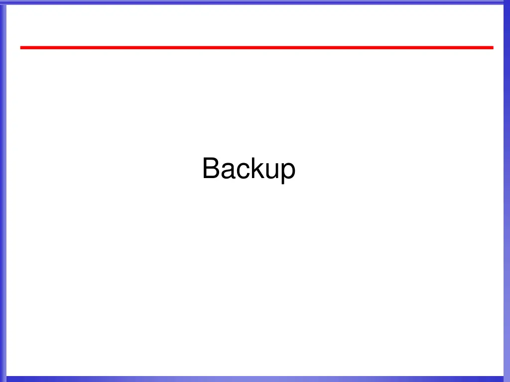 backup
