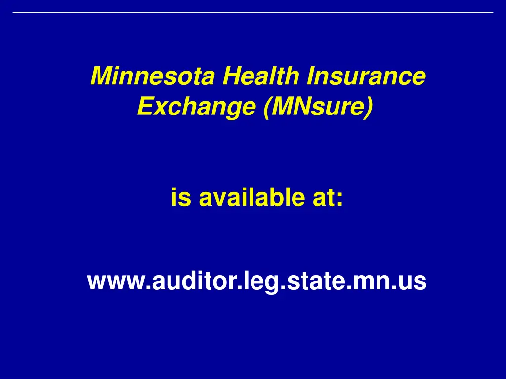 minnesota health insurance exchange mnsure