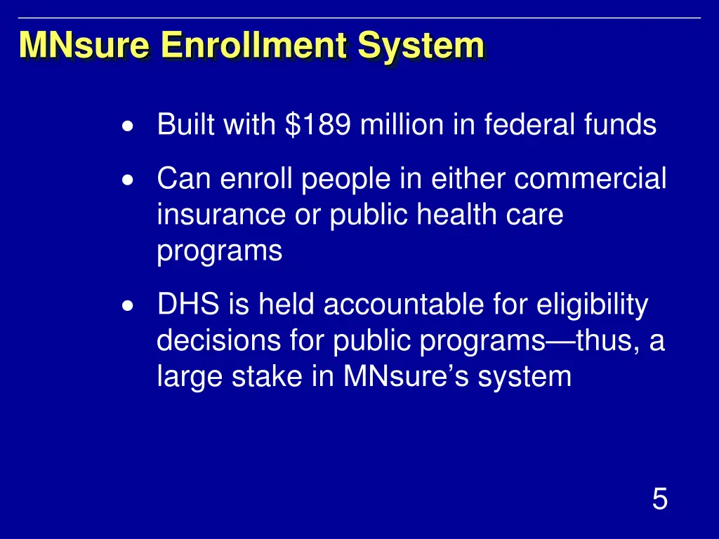 mnsure enrollment system