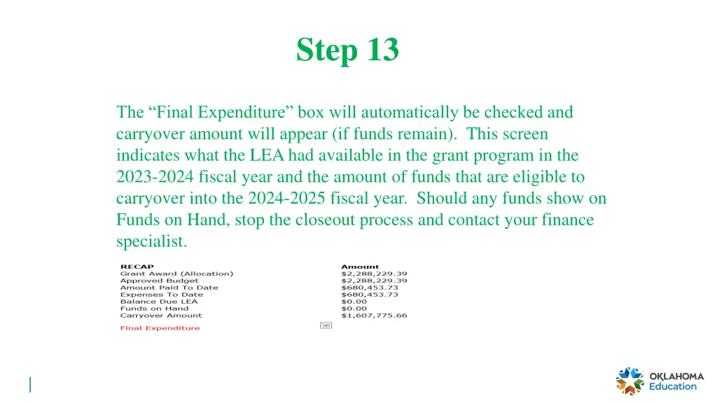 step 13