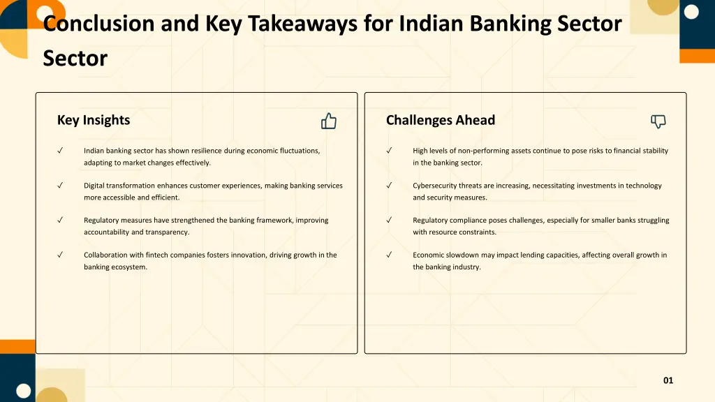 conclusion and key takeaways for indian banking