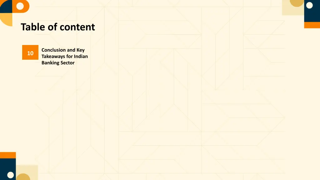 table of content 1