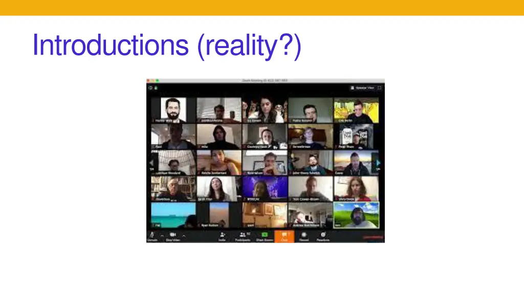 introductions reality
