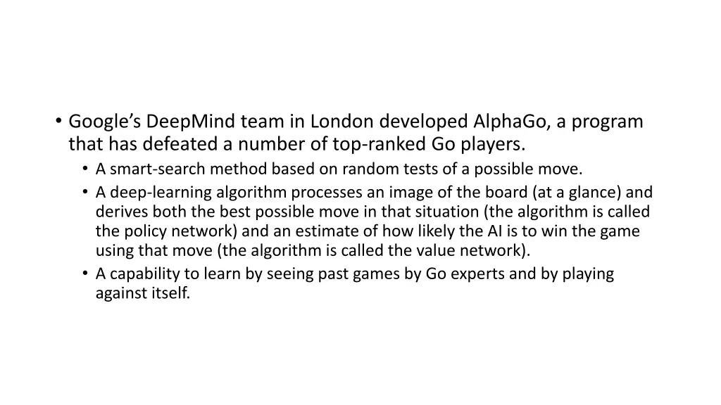 google s deepmind team in london developed
