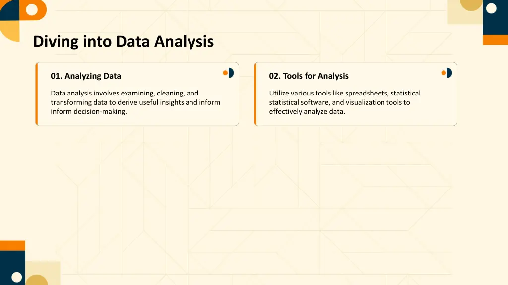 diving into data analysis
