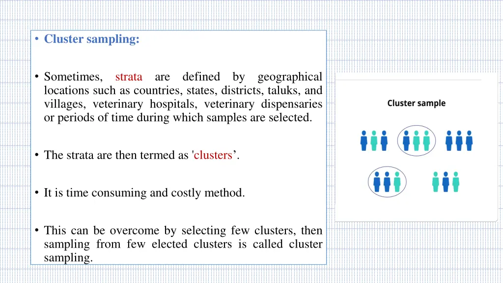 cluster sampling